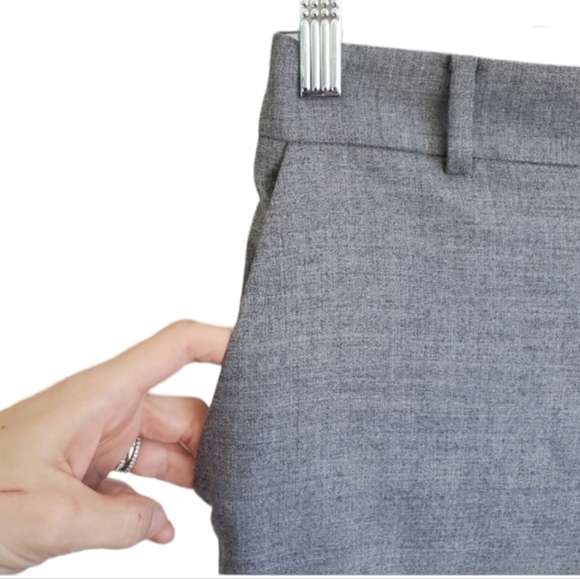 CLUB Monaco Grey Betia Straight Leg Pants Size 4 like new. Worn few times - Picture 6 of 7